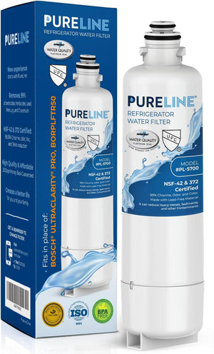 Pureline Bosch® Ultra Clarity® Pro Water Filter Replacement for BORPLFTR50, 11025825, BORPLFTR55, 12028325, 11032531 Refrigerator Water Filter - Pure Line Filters
