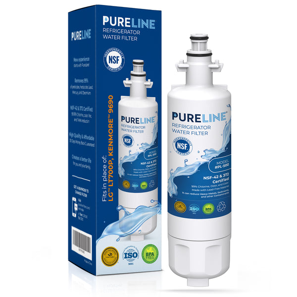 Pureline Replacement for LG LT700P & Kenmore 9690 Refrigerator Water Filter