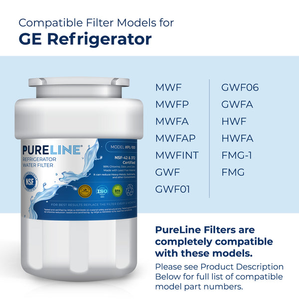 Pureline Replacement for GE MWF  Kenmore 46-9991 Refrigerator Water Filter - Pure Line Filters
