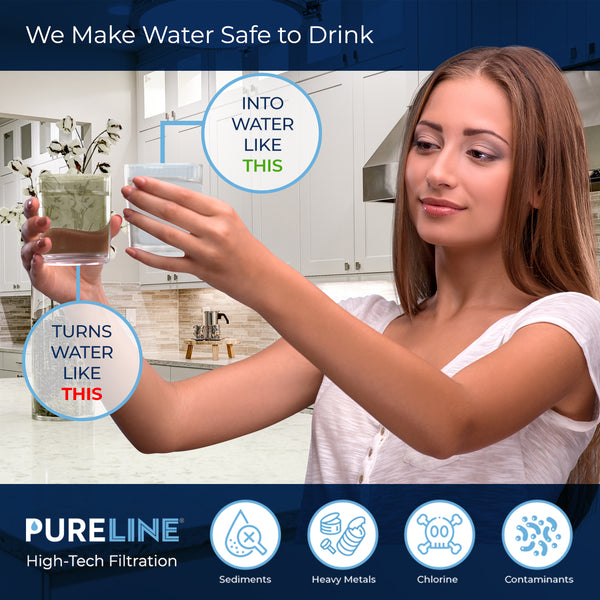 Pureline Replacement for Samsung DA29-00003G Refrigerator Water Filter